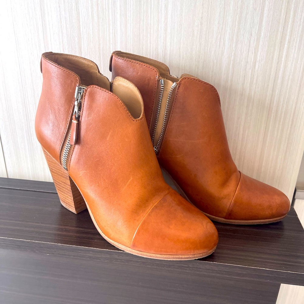 Rag+Bone Learher Booties sz 39
